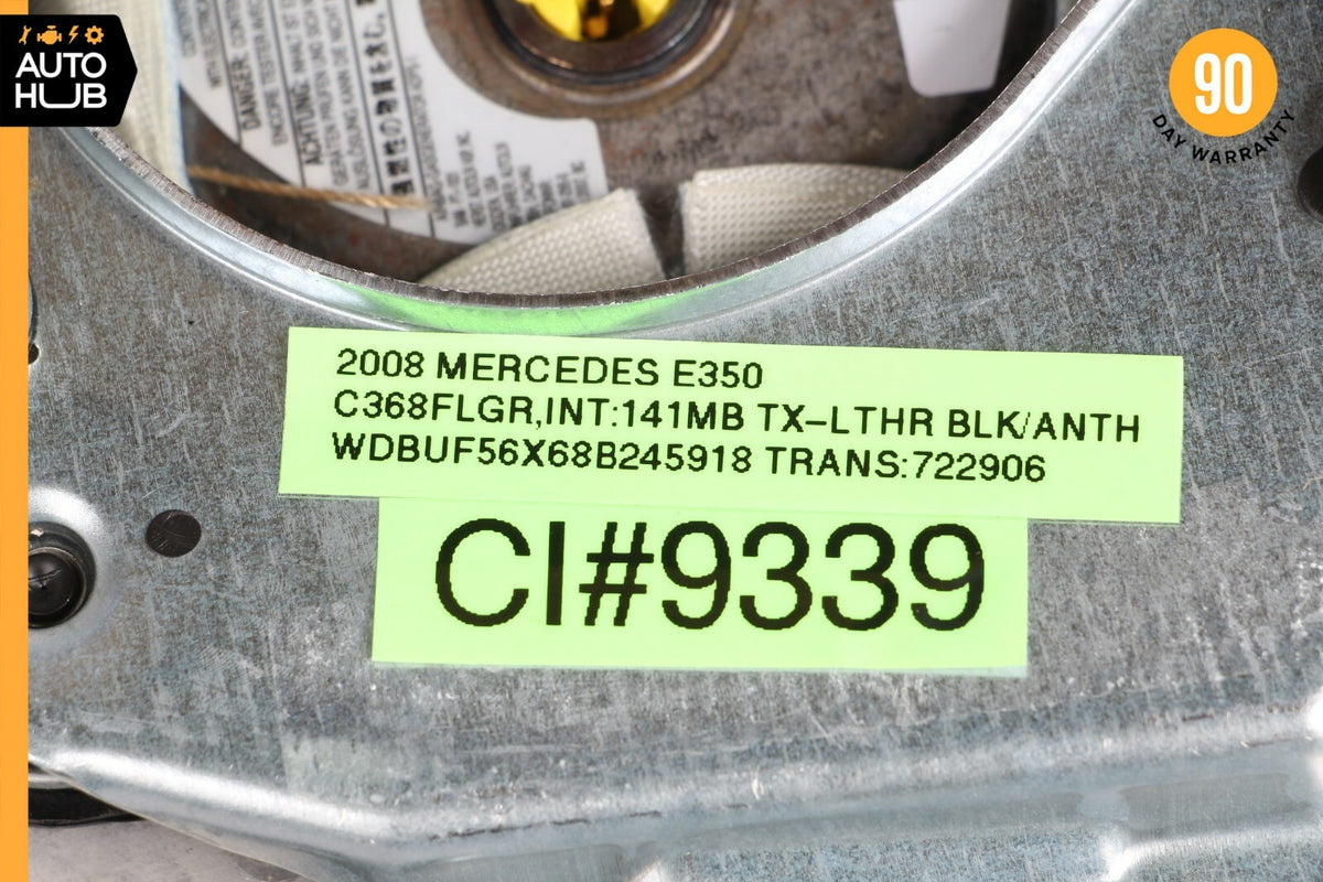 Mercedes W211 E350 CLS500 CLK350 Steering Wheel Airbag Air Bag Black OEM 57k - photo 12