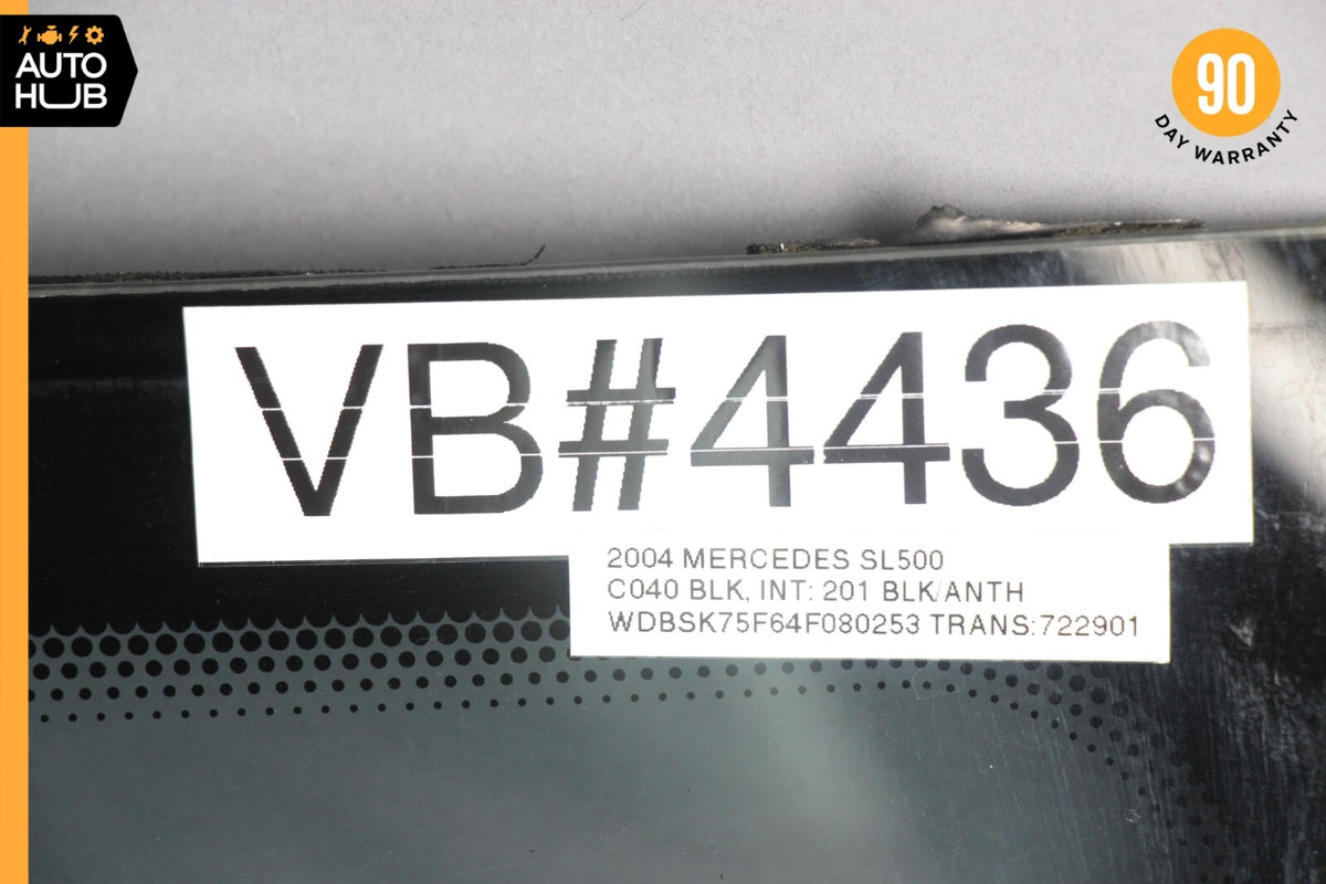 03-04 Mercedes R230 SL500 SL55 AMG Front Windshield Glass Wind Shield OEM - photo 12