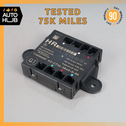 08-18 Mercedes W212 E350 CLS63 AMG E550 Rear Right Side Door Control Module OEM - photo 1