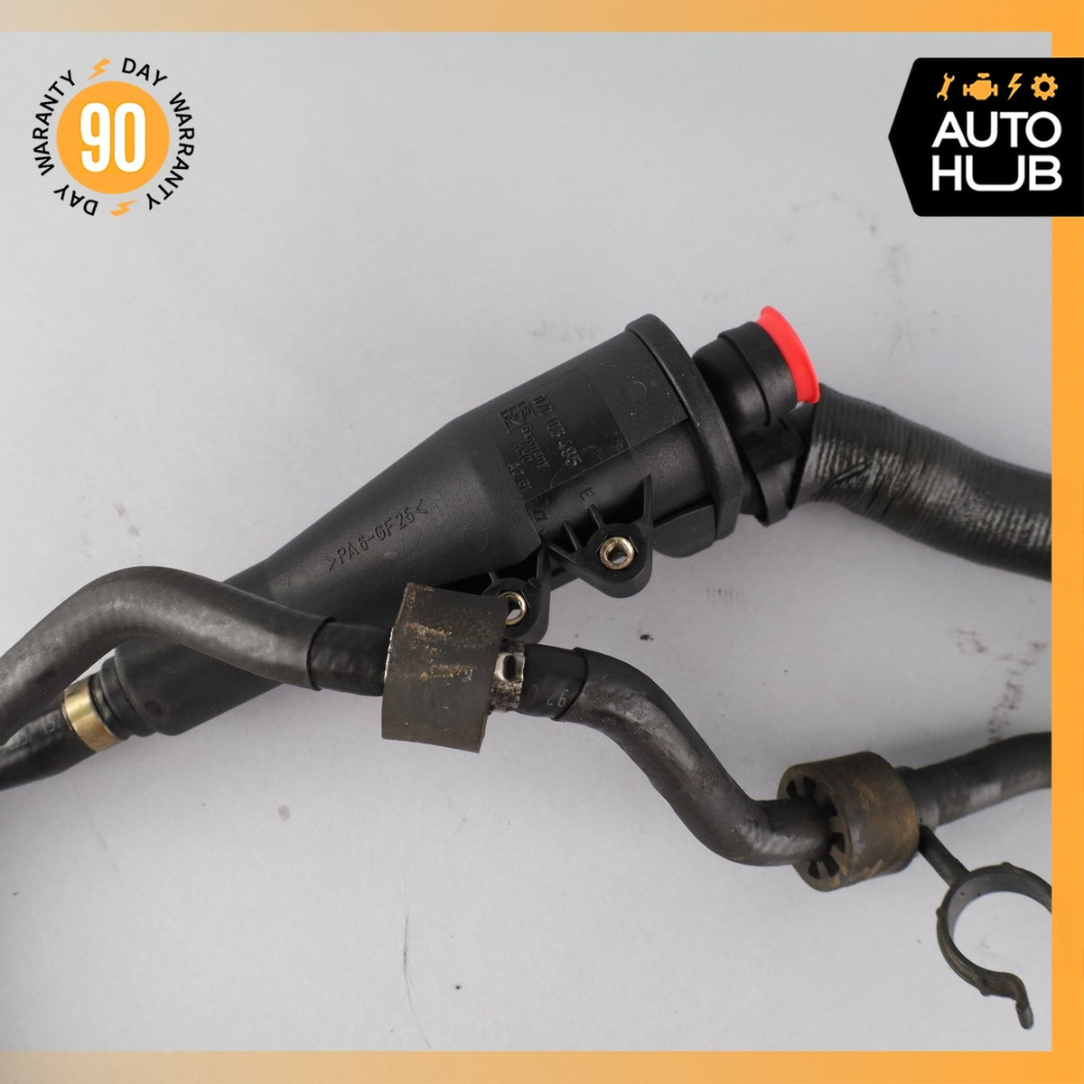 Bentley Continental GT GTC 6.0L Left Engine Oil Separator w/ Pipe 07C103495 OEM - photo 3