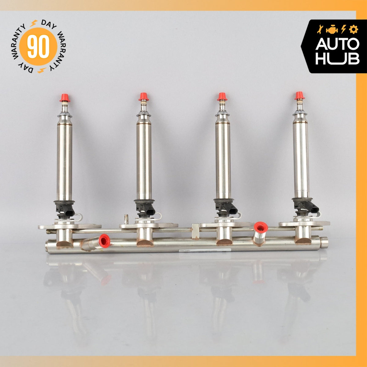 Mercedes W222 S550 CL550 Fuel Injection Rail Line w/ Injectors Left Side OEM - photo 3