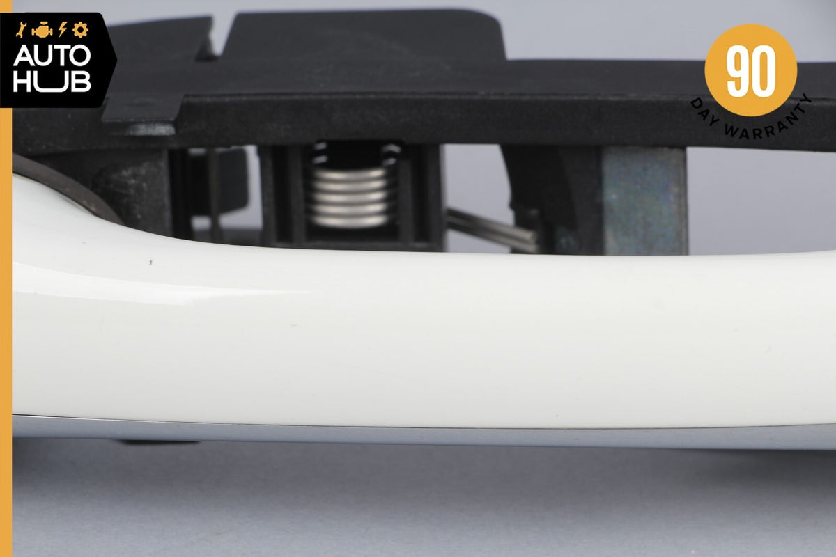 03-09 Mercedes W211 E350 E550 Exterior Door Handle Rear Left Side White OEM - photo 3