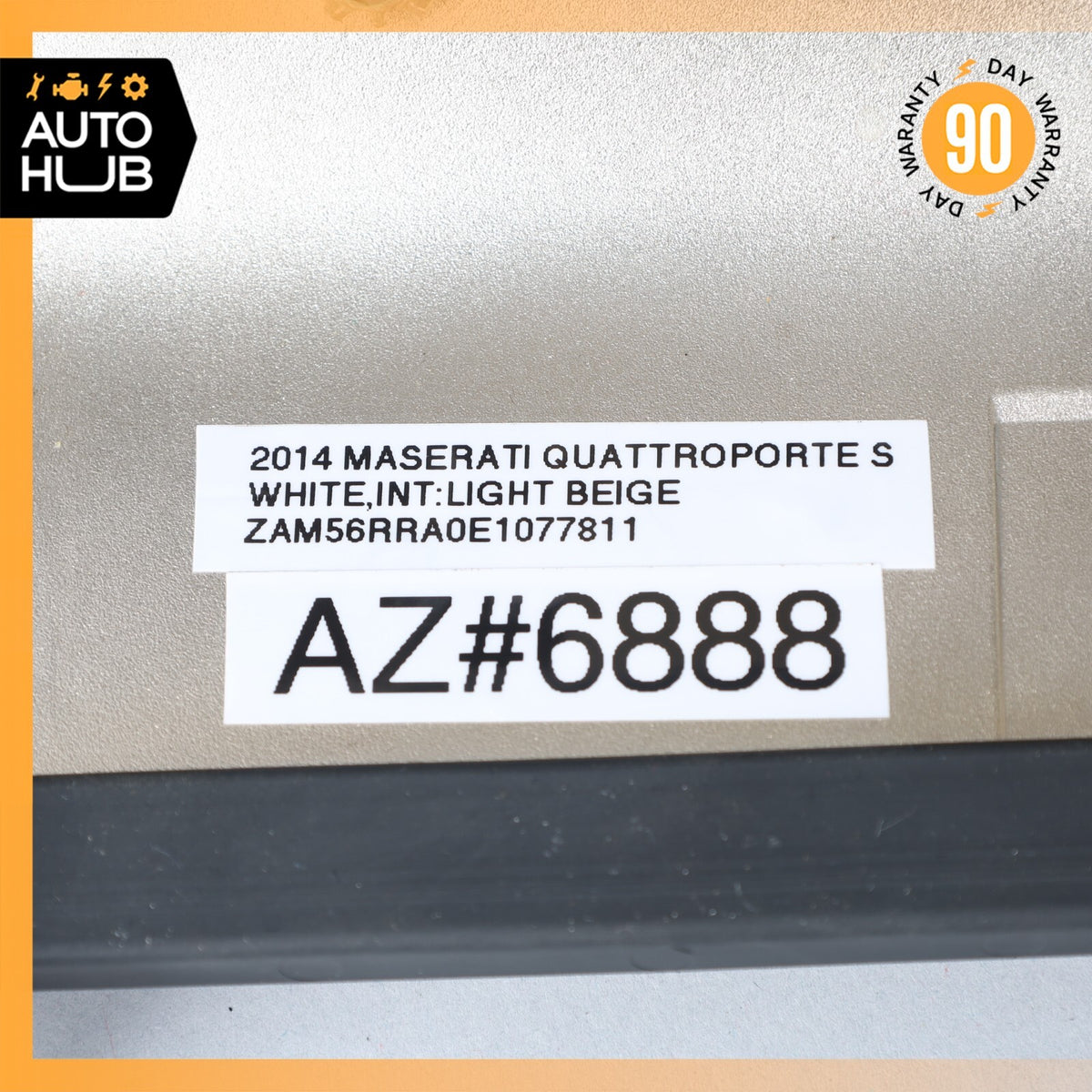14-17 Maserati Quattroporte M156 Front Dashboard Monitor Frame Cover OEM 69k - photo 17