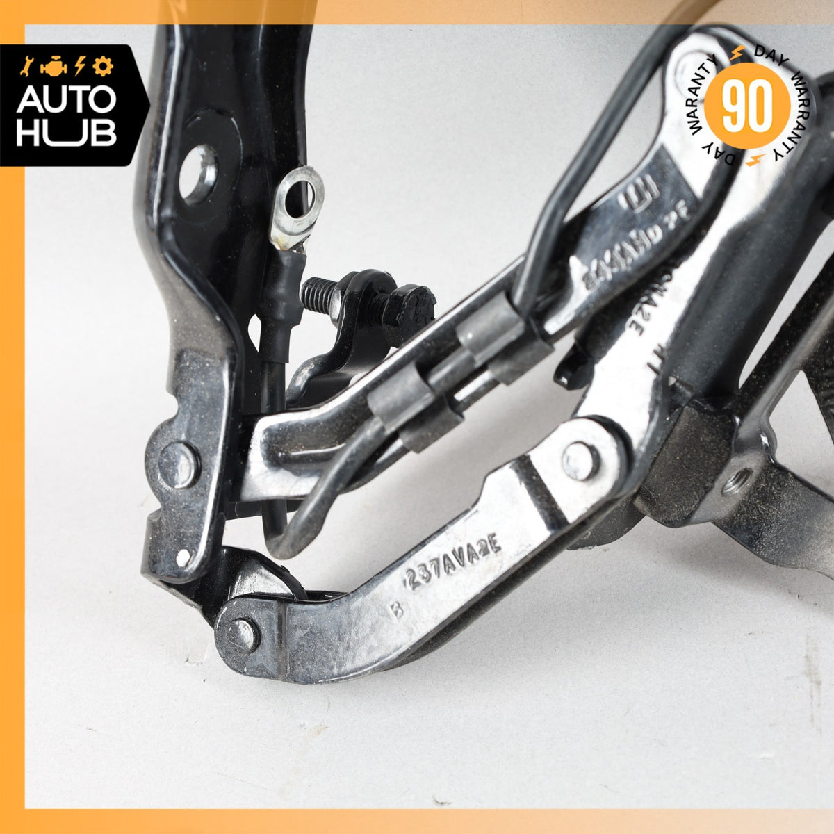 13-16 Aston Martin DB9 Hood Hinge Bracket Left & Right Set DG4316A681AA OEM 22k - photo 11