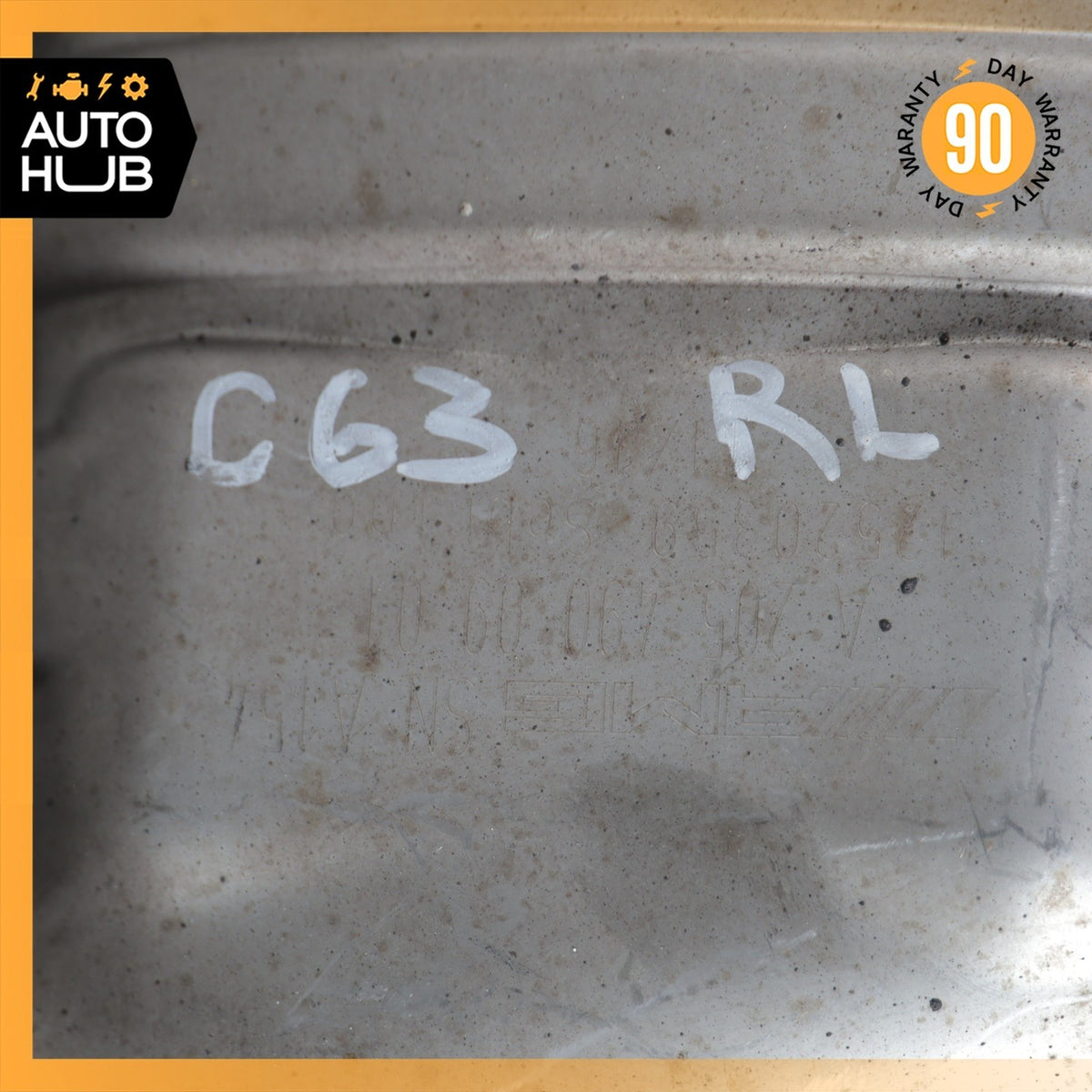 17-18 Mercedes W205 C63 AMG M177 Exhaust Muffler Mufflers w/ Valves OEM 64k - photo 12