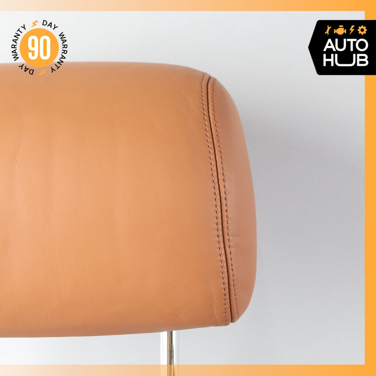Bentley Continental Flying Spur Seat Headrest Rear Right or Left Side Brown OEM - photo 3