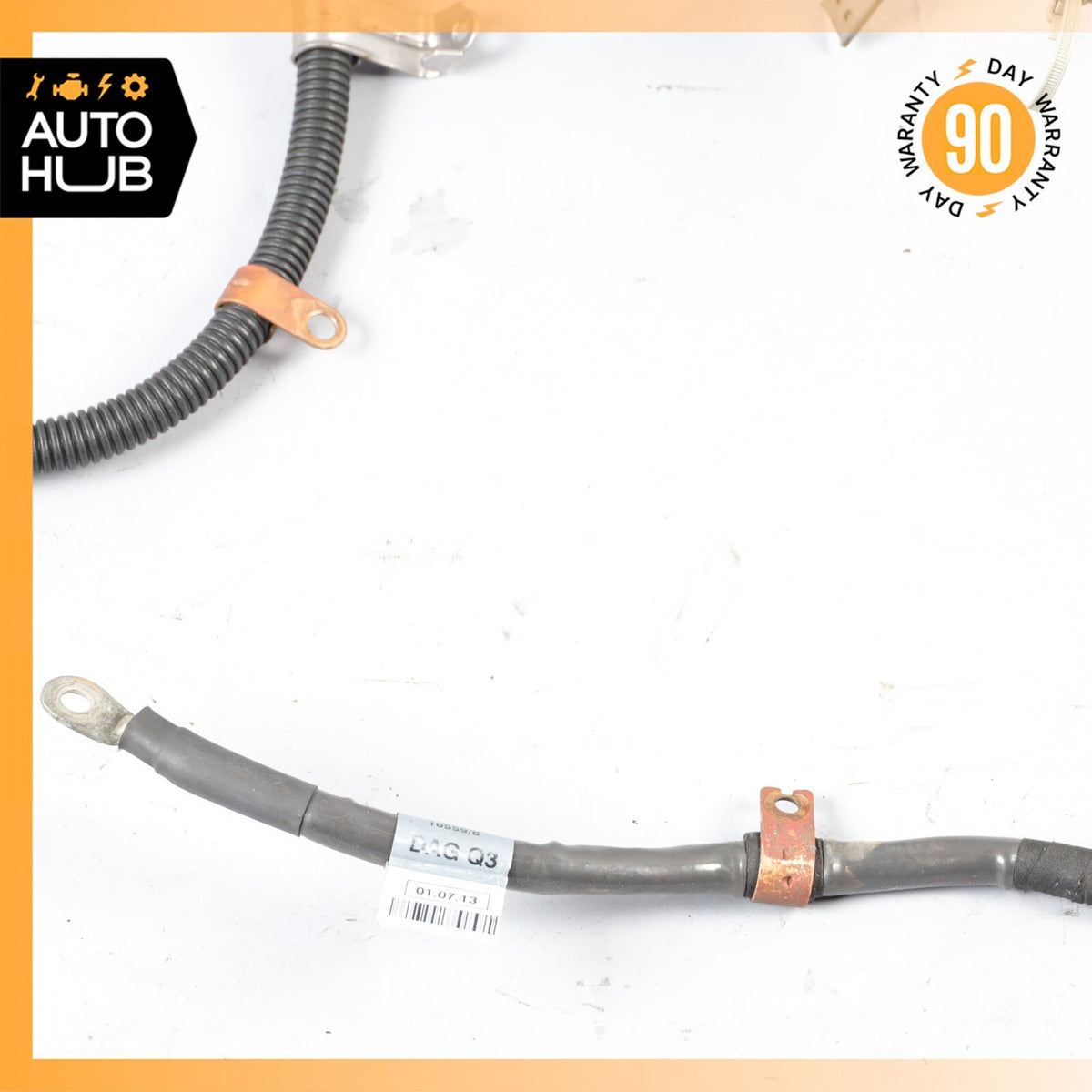 2013 Mercedes W212 E400 Hybrid Battery Starter Alternator Cable Harness OEM - photo 8
