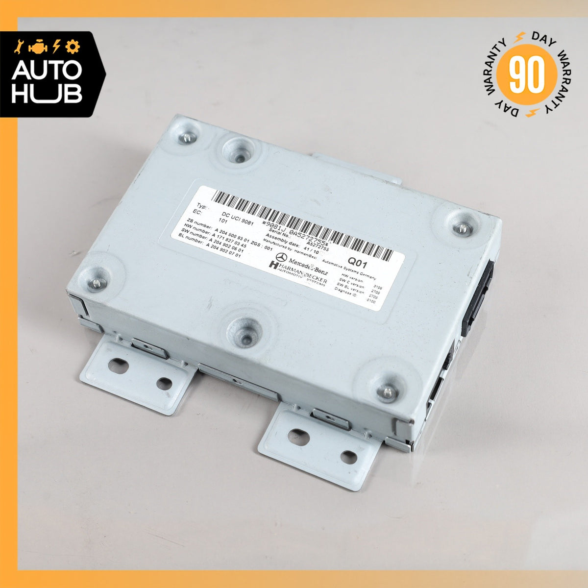 Mercedes W207 E350 S63 AMG SLK350 Communication Interface Module 2049009301 OEM - photo 2