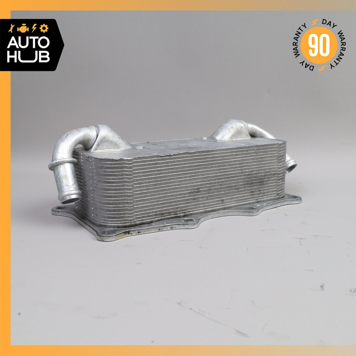 15-18 Porsche Macan 95B S GTS 3.0L V6 Engine Oil Cooler Heat Exchanger OEM 63k - photo 3