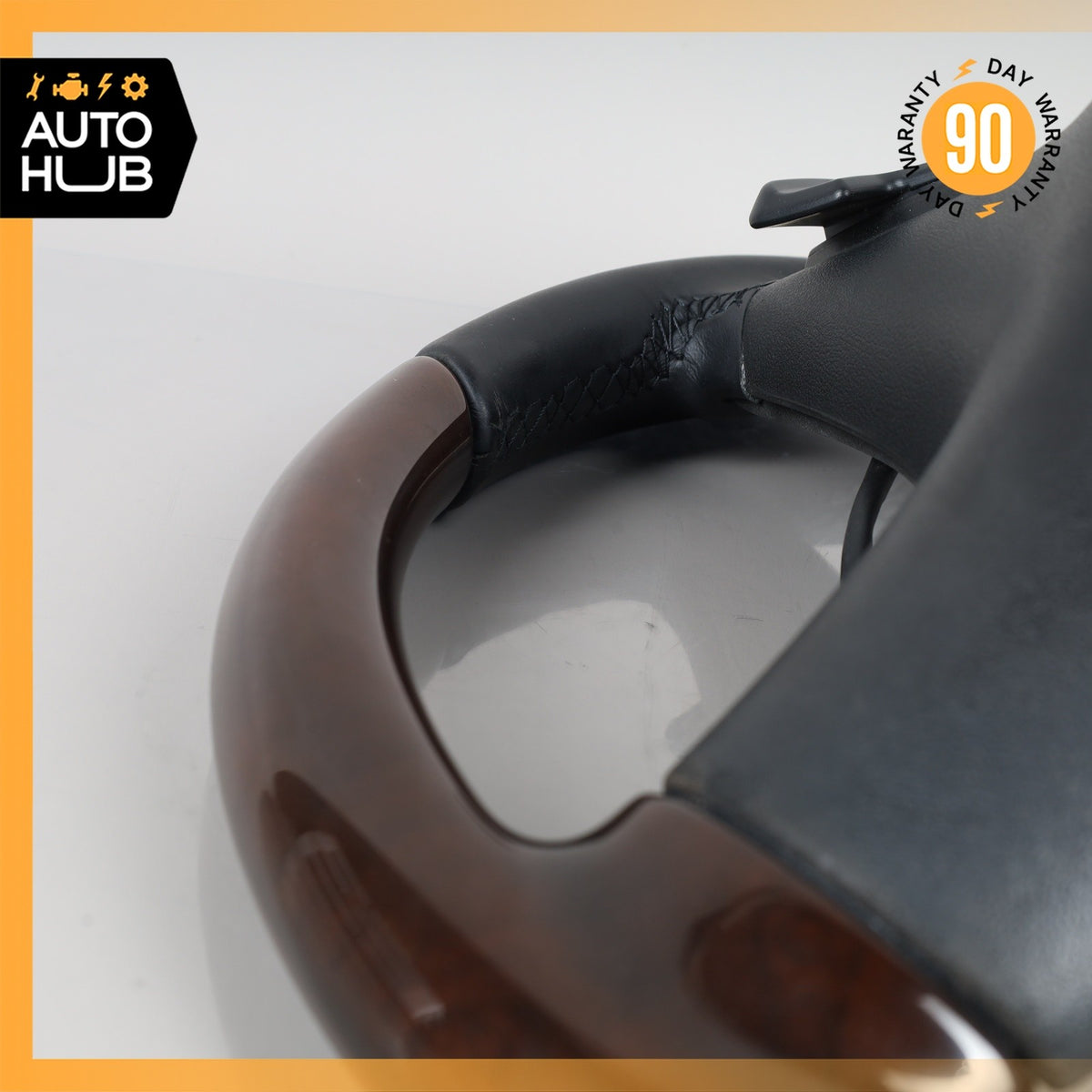 08-12 Mercedes W207 E550 C300 Driving Steering Wheel Wood w/Paddle Shifters OEM - photo 21