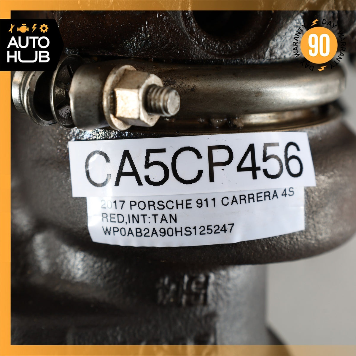 17-19 Porsche 991 911 Carrera 4S S 3.0L Right Turbocharger Turbo Charger OEM 24k - photo 21