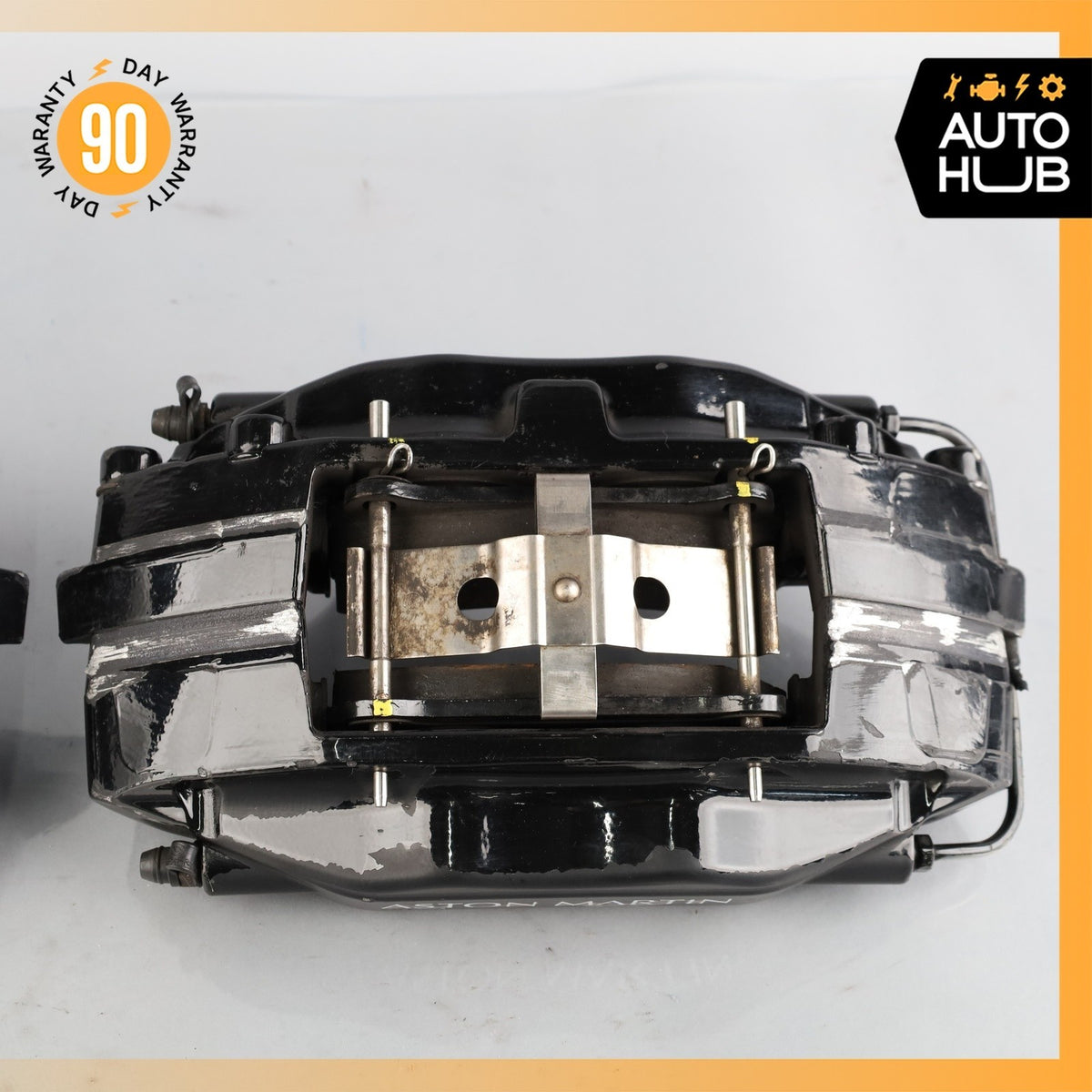 03-04 Aston Martin DB7 Vantage Front Brake Caliper Set Black 28124627AA OEM 38k - photo 7
