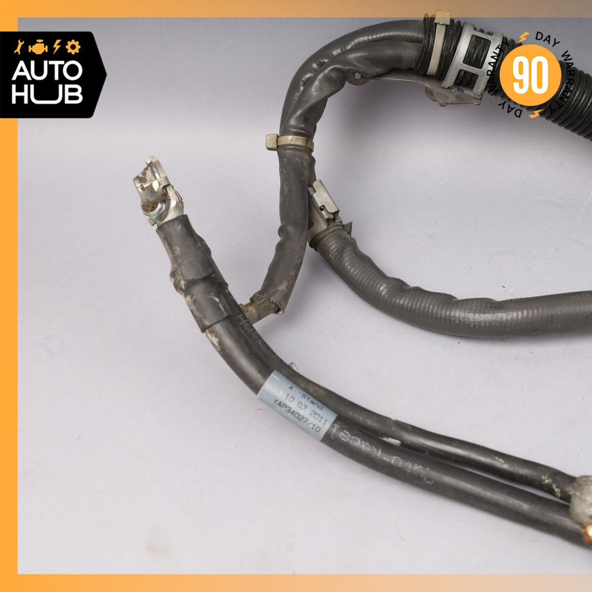 12-13 Mercedes W221 S550 4.6L Battery Starter Alternator Cable Harness OEM - photo 4