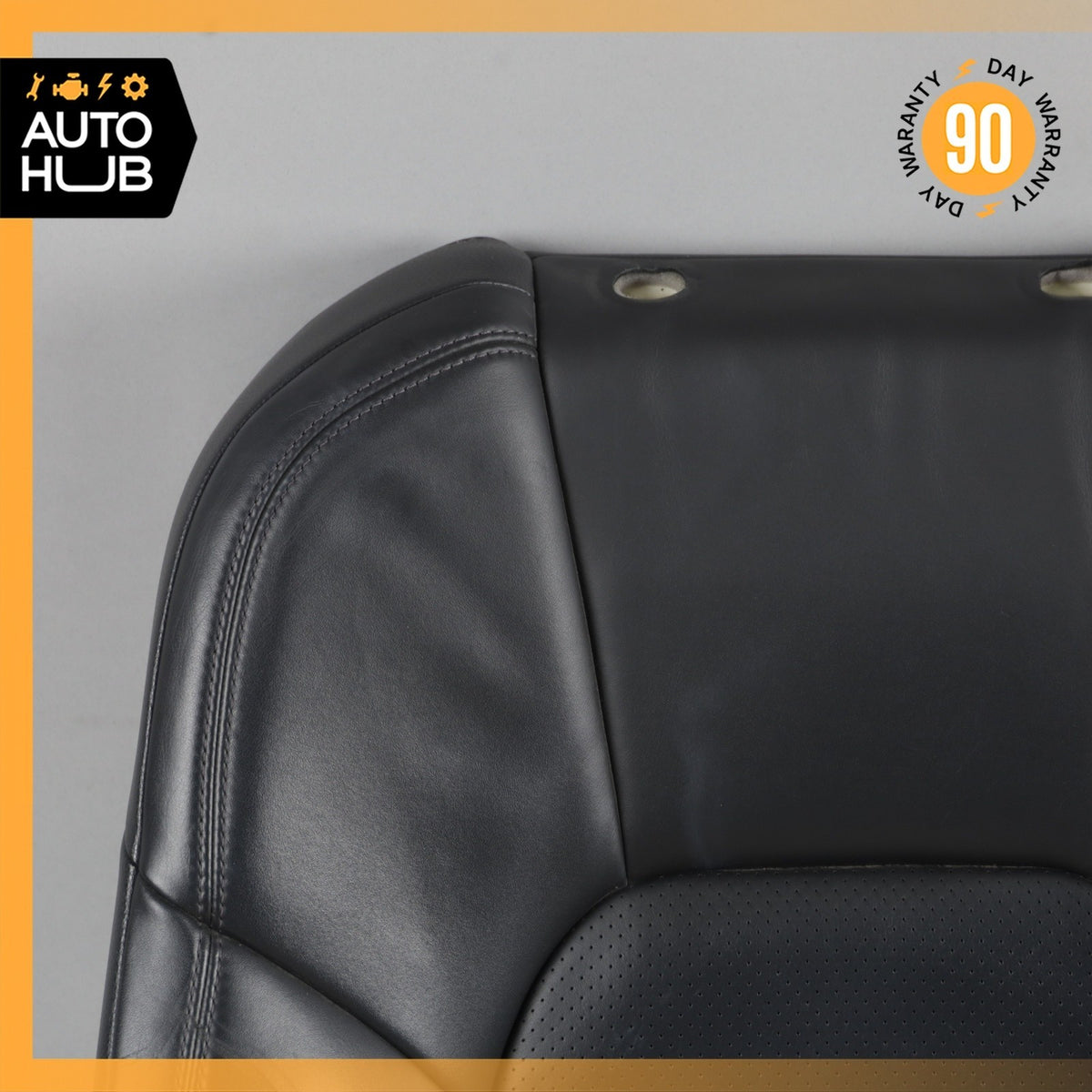 15-18 Porsche Macan 95B Front Left Side Seat Upper Cushion Leather Black OEM - photo 3