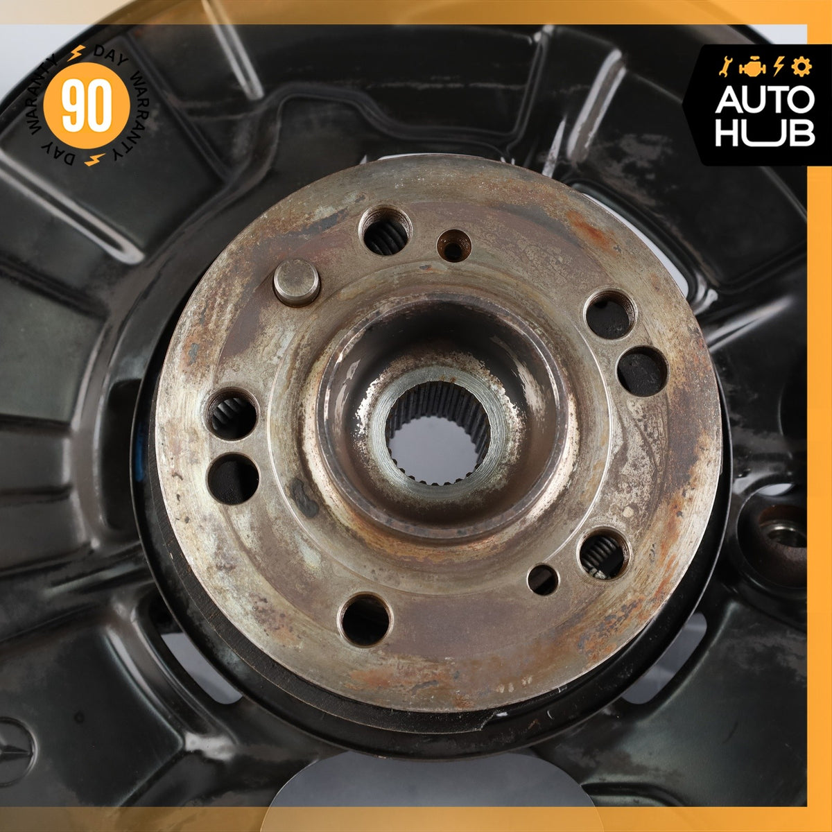92-99 Mercedes W140 CL600 S500 Rear Right Side Spindle Knuckle Hub OEM 63k - photo 7