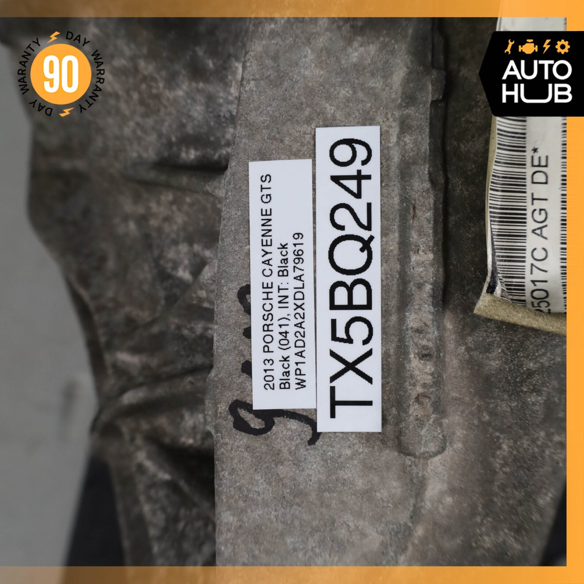 13-18 Porsche Cayenne 958 GTS 4.8L 3.6L Rear Differential Diff Axle Carrier OEM - photo 17