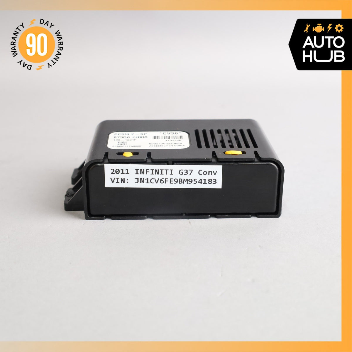 08-13 Infinity G37 Front Seat Control Module Box OEM 77k - photo 4