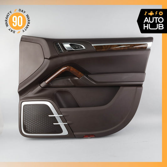 Porsche Cayenne 958 Hybrid S Front Right Side Interior Door Panel Natur Leather - photo 1