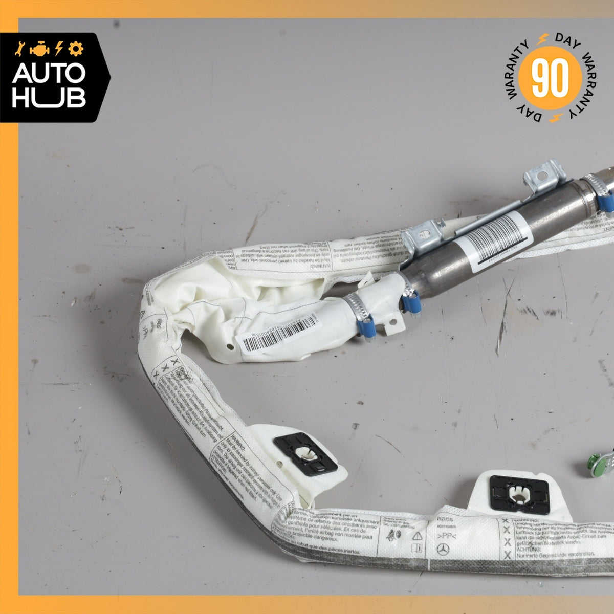 10-15 Mercedes X204 GLK350 Right Roof Curtain Airbag Air Bag 2048602402 OEM - photo 6