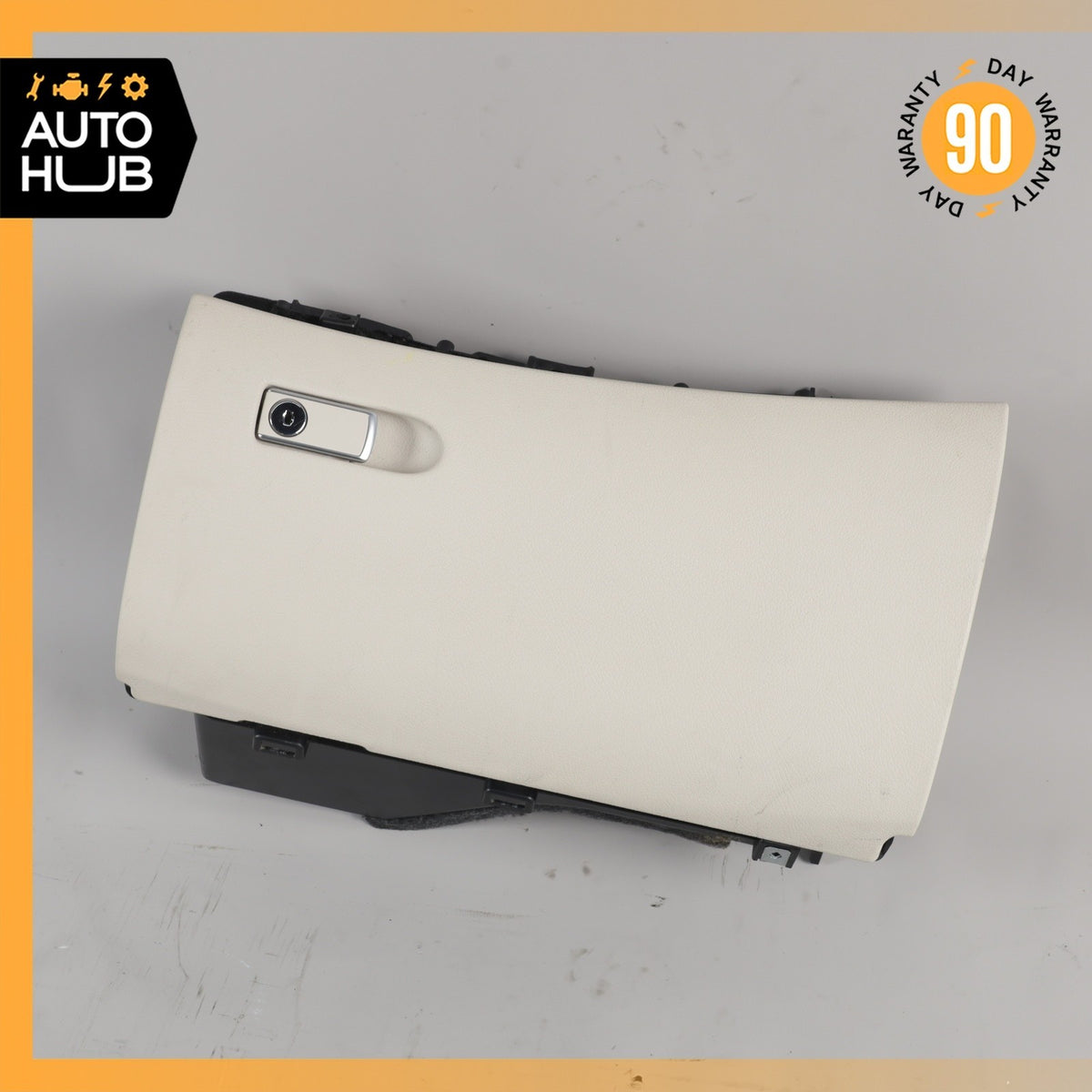 17-20 Mercedes W213 E300 Dash Dashboard Glove Box Compartment Beige OEM - photo 1