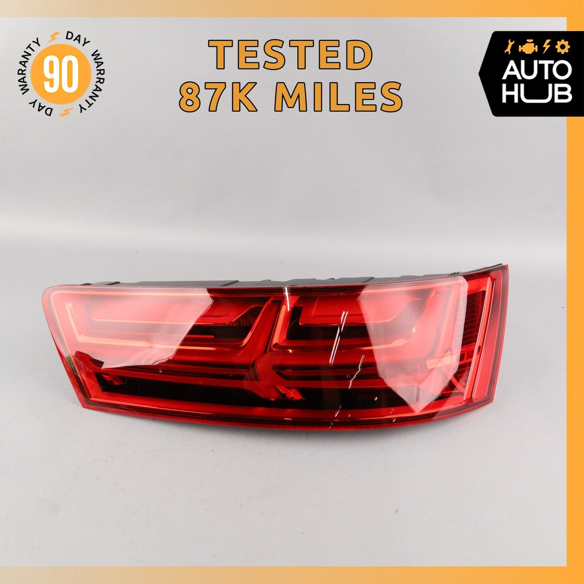 17-19 Audi 4M Q7 Rear Right Taillight Tail Light Lamp LED 4M0945094D OEM 87k - photo 1