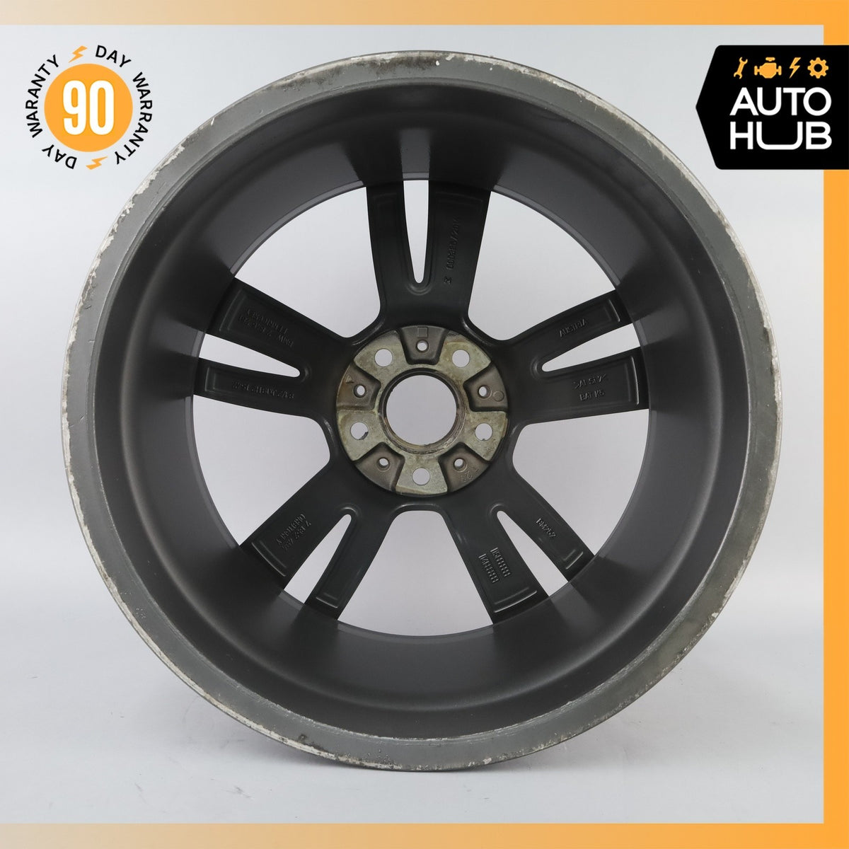 BMW F30 335i 340i 430i 8.5 x 19 19" Style 442 Rear Wheel Rim Polished Gray OEM - photo 8
