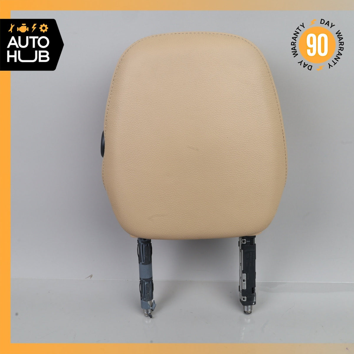 11-14 Porsche Cayenne 958 Hybrid S Front Right Side Headrest Head Rest Beige OEM - photo 1