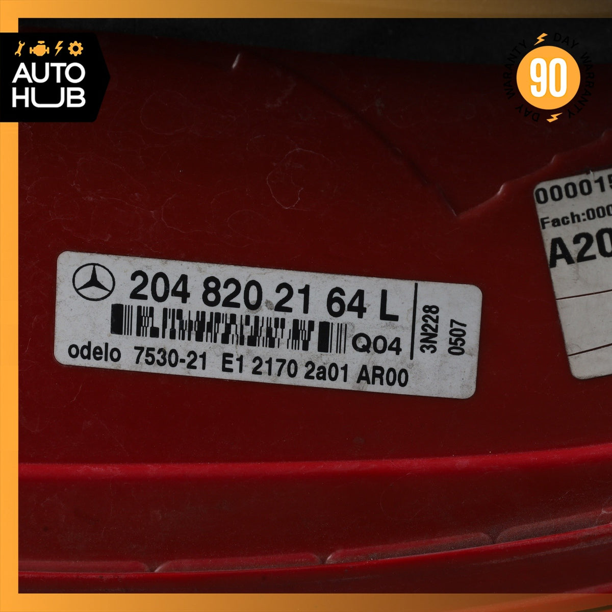 08-11 Mercedes W204 C300 C350 Left LED Tail Light 2048202164 OEM - photo 11