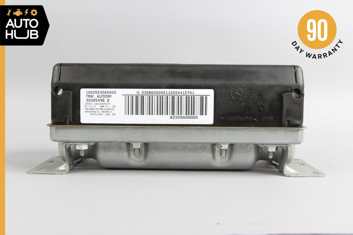 03-12 Mercedes R230 SL500 SL55 AMG Passenger Side Dash Airbag Air Bag OEM 58k - photo 5