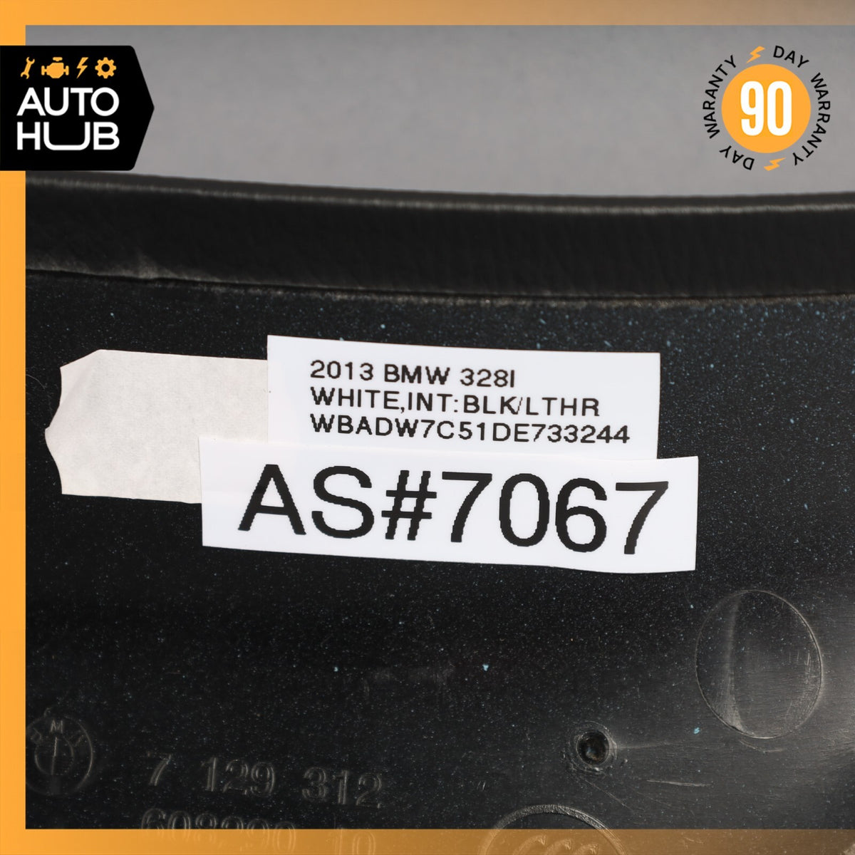 07-13 BMW E93 328i 335i Front Right Passenger Side A Pillar Trim Panel OEM 79k - photo 12