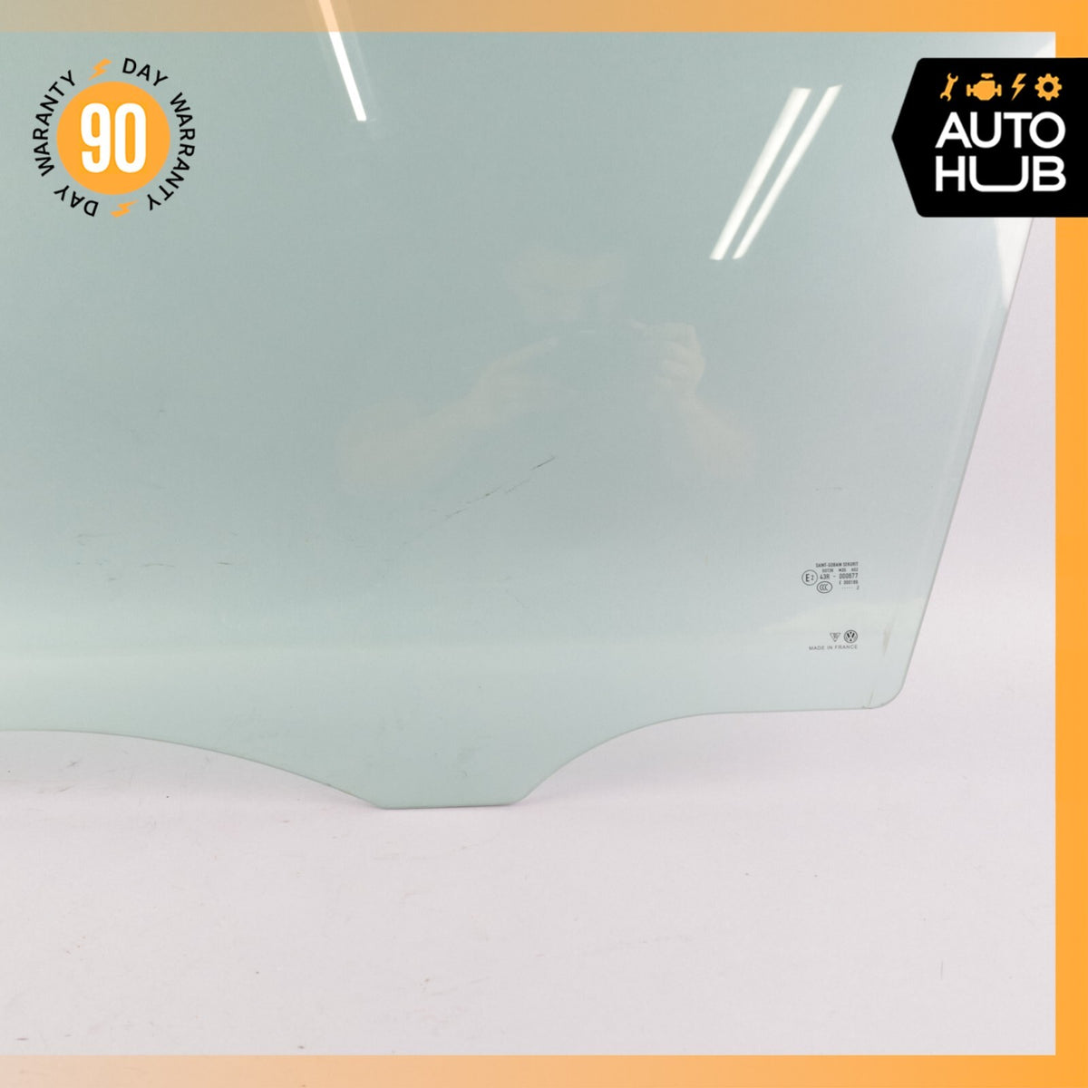 11-18 Porsche Cayenne 958 Hybrid S Front Left Driver Side Door Window Glass OEM - photo 5