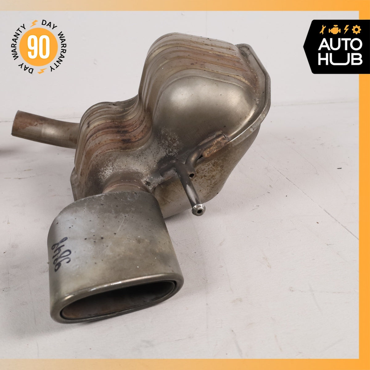 03-06 Mercedes R230 SL500 Left & Right Exhaust Muffler Mufflers Tips Set OEM - photo 9