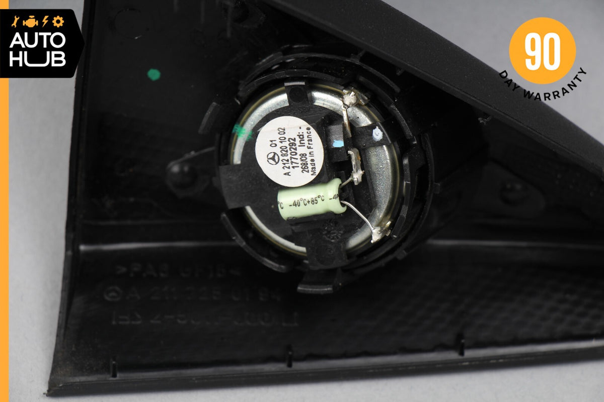 07-09 Mercedes W211 E350 E63 AMG Front Left Tweeter Speaker Cover Black OEM - photo 8