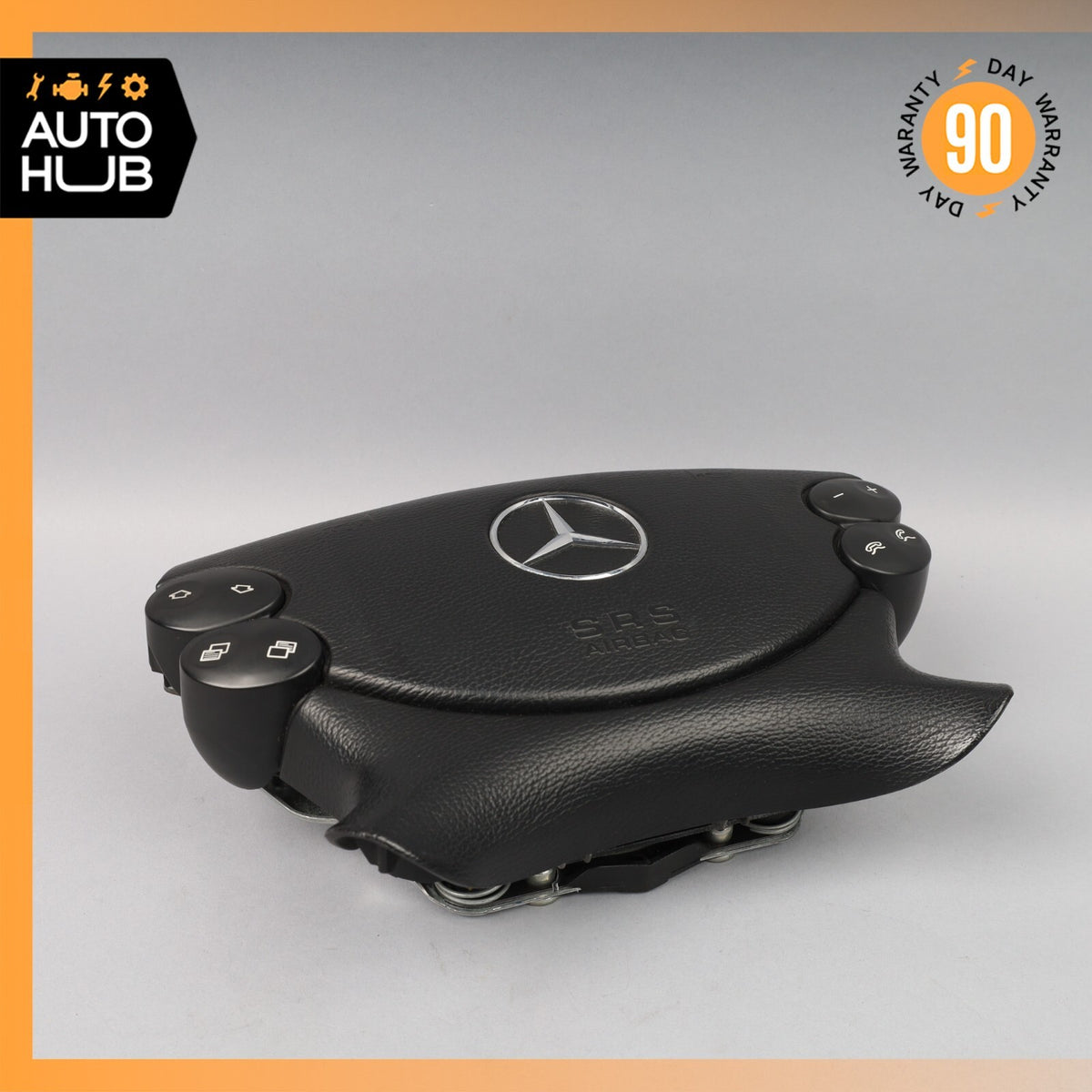 Mercedes R230 SL500 SL55 AMG CLK500 E350 Steering Wheel Airbag Air Bag Black OEM - photo 6
