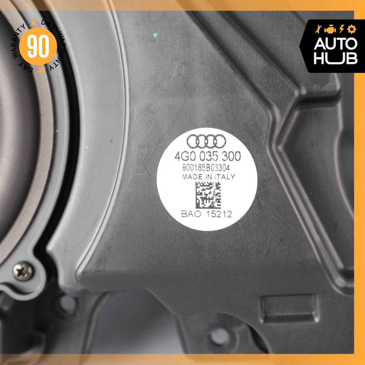 12-18 Audi C7 S8 Bang & Olufsen Front Right Side Door Speaker Set 4G0035300 OEM - photo 7