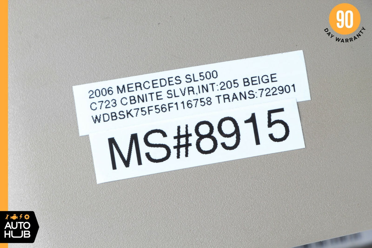 03-06 Mercedes R230 SL500 SL55 Steering Column Control Switch & Clock Spring OEM - photo 12