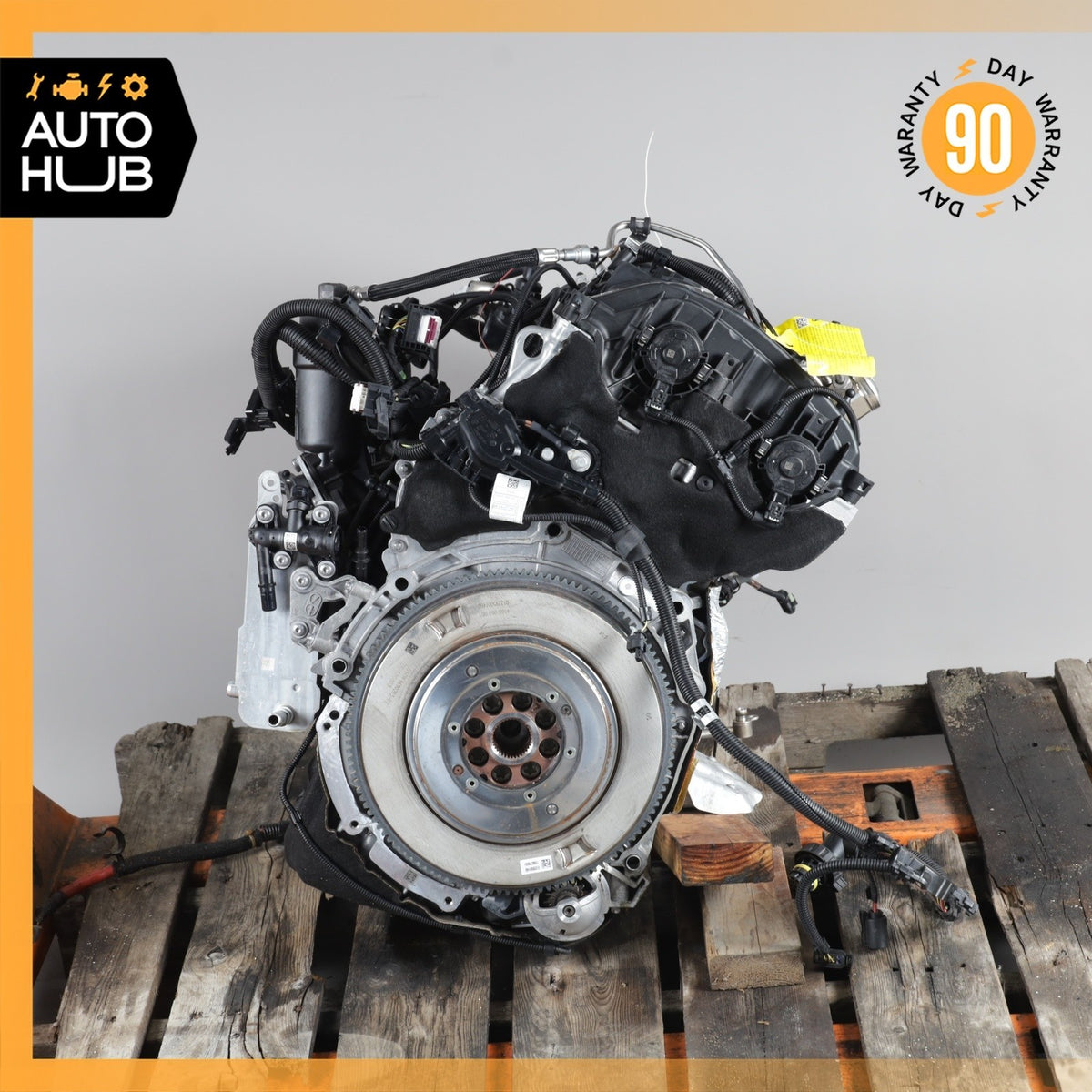 16-18 BMW F30 330e RWD 2.0L B48B20A Engine Motor Assembly OEM 61k - photo 4