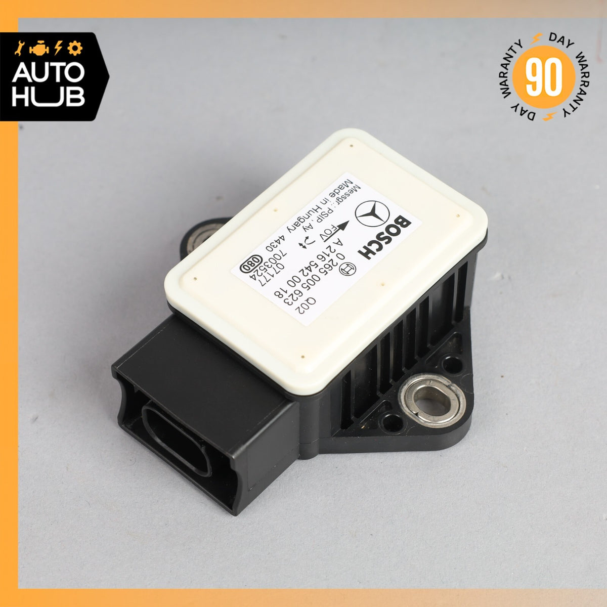 03-12 Mercedes R230 SL550 SL55 CLS500 Yaw Turn Rate Acceleration Sensor OEM 68k - photo 2
