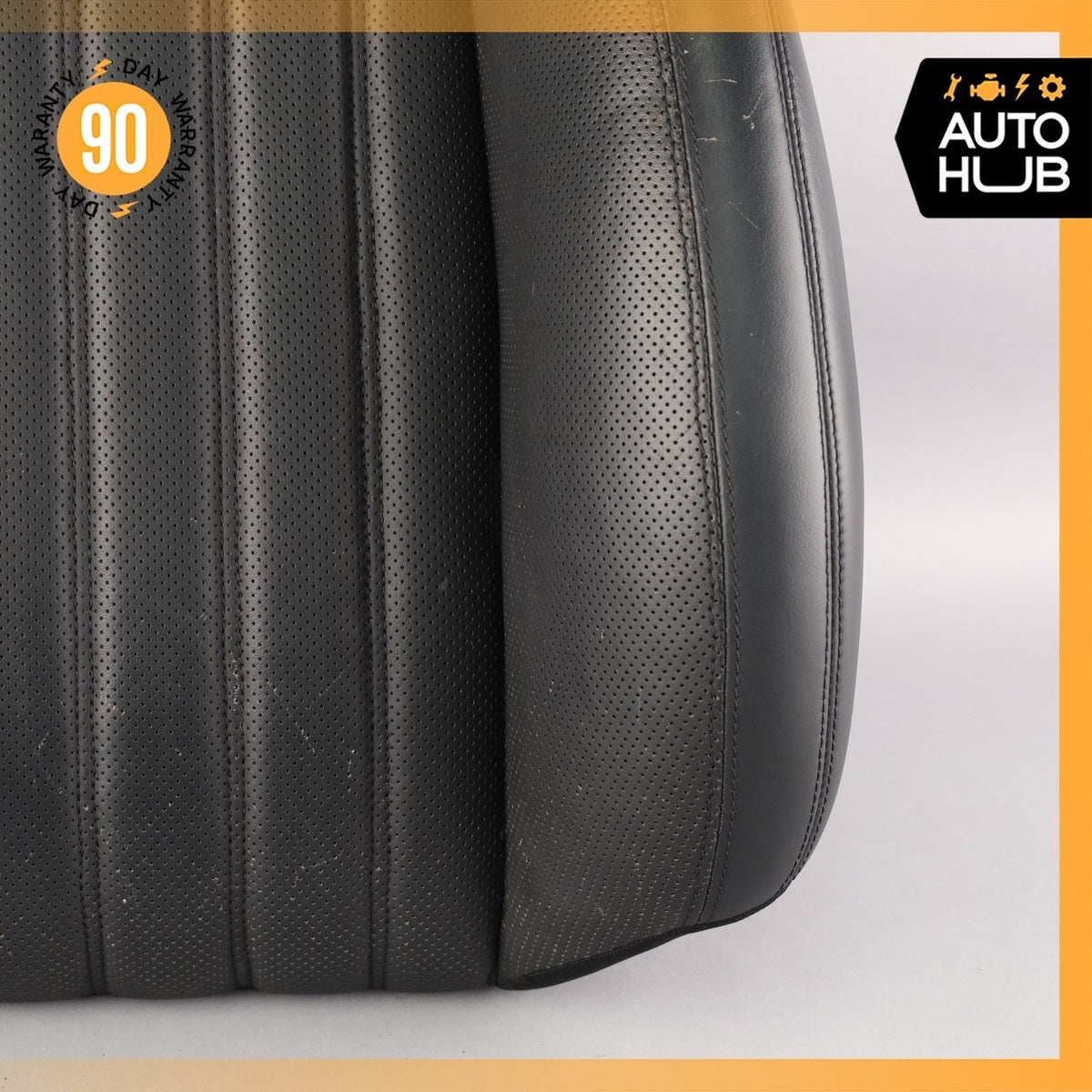 09-12 Mercedes R230 SL550 Top Upper Seat Cushion Right Side Nappa Black OEM - photo 4