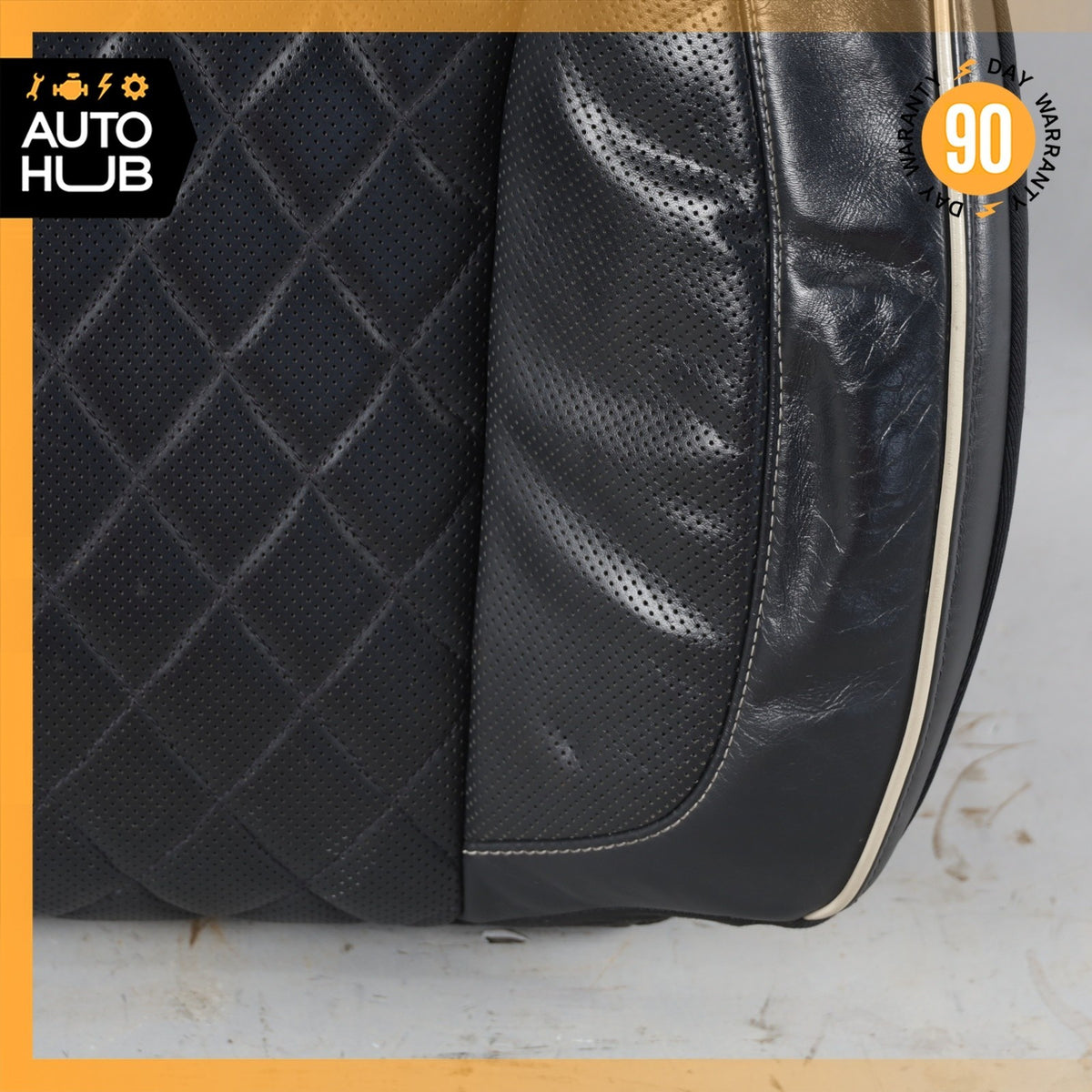 12-16 Mercedes X166 GL350 ML63 Front Right Top Upper Seat Cushion Designo OEM - photo 4