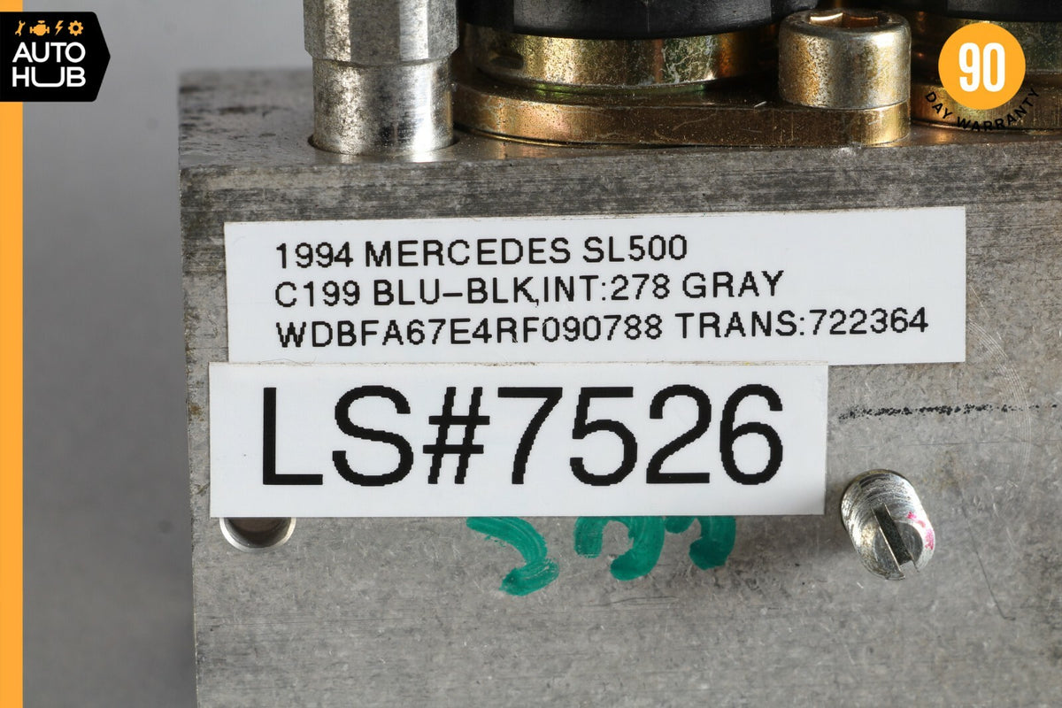 90-02 Mercedes R129 SL500 500SL SL320 Top Hydraulic Valve Block 1298002278 OEM - photo 12