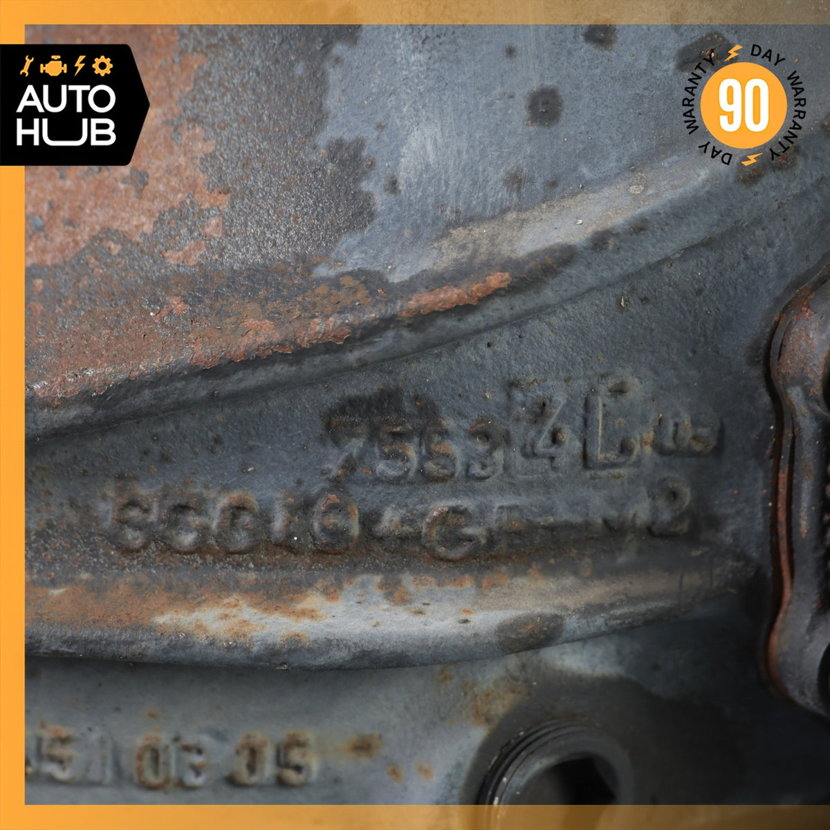 03-06 Mercedes W215 CL55 S55 Rear Axle Carrier Differential Diff 2.65 OEM - photo 11