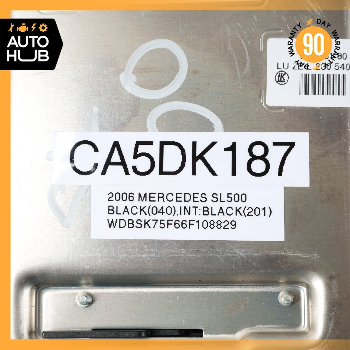 03-12 Mercedes R230 SL500 SL55 AMG Front Left SAM Fuse Box Control Module OEM - photo 12