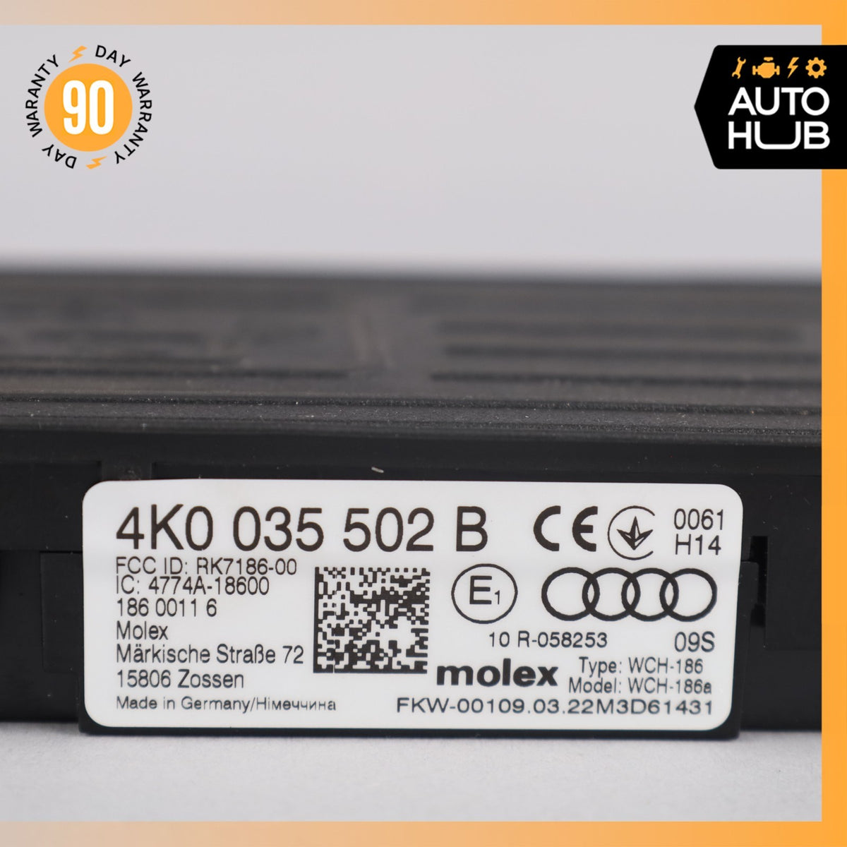 Audi B9 S5 Center Console Wireless Charging Control Module Unit 4K0035502B OEM - photo 12