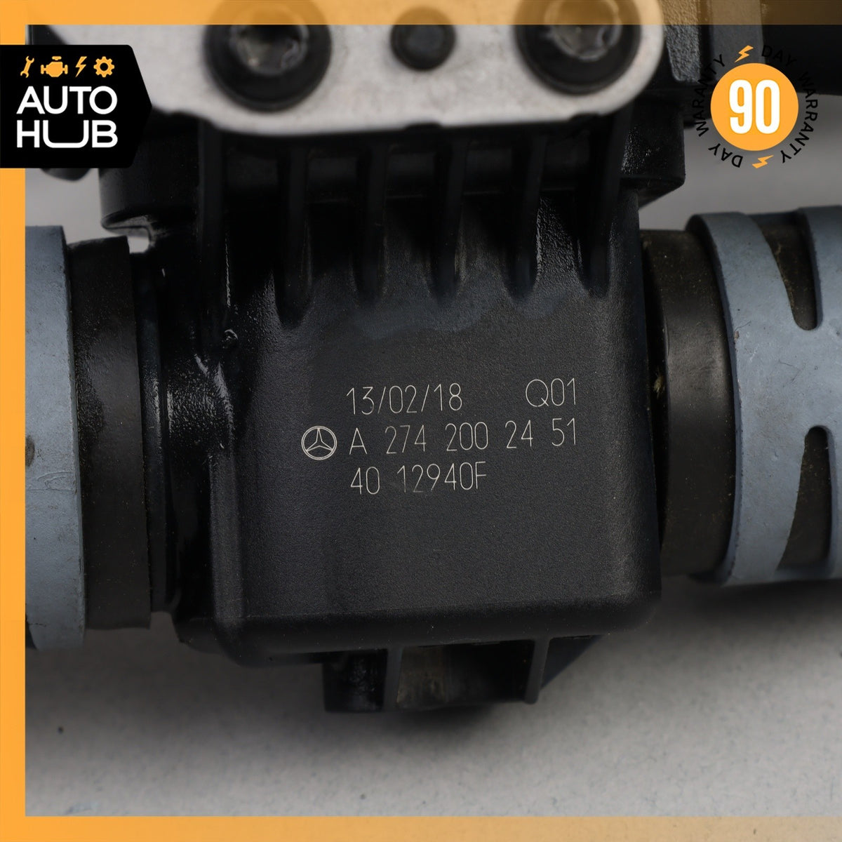 16-19 Mercedes X253 GLC300 Between Thermostat Heater Water Line OEM - photo 16