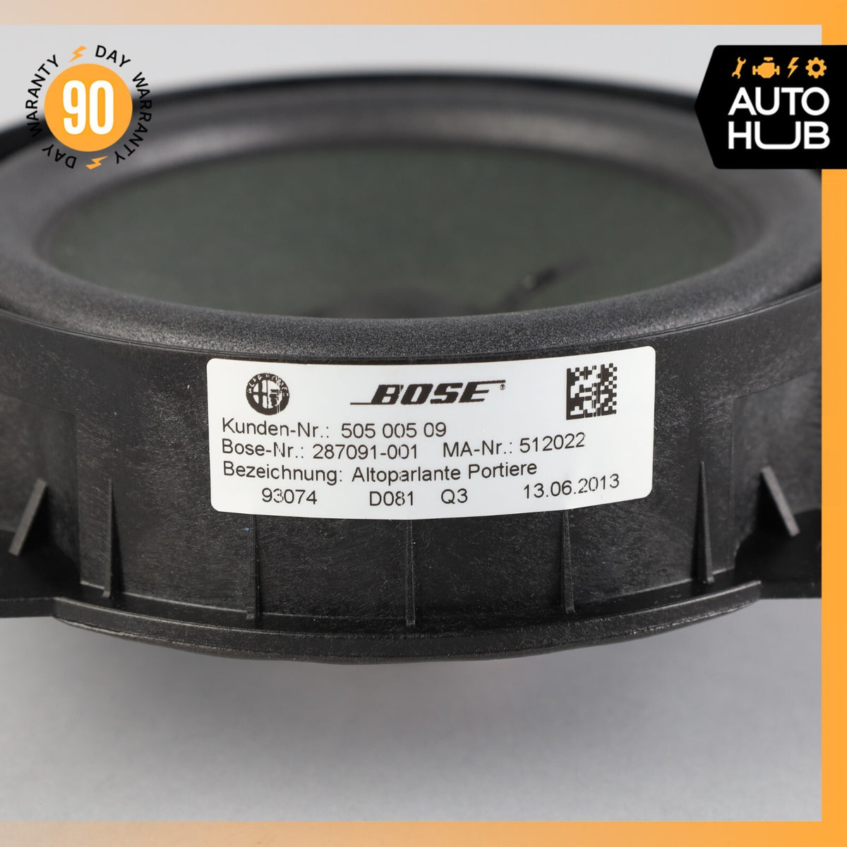 08-19 Maserati GranTurismo M145 Door Sound Speaker 50500509 OEM 11k - photo 13