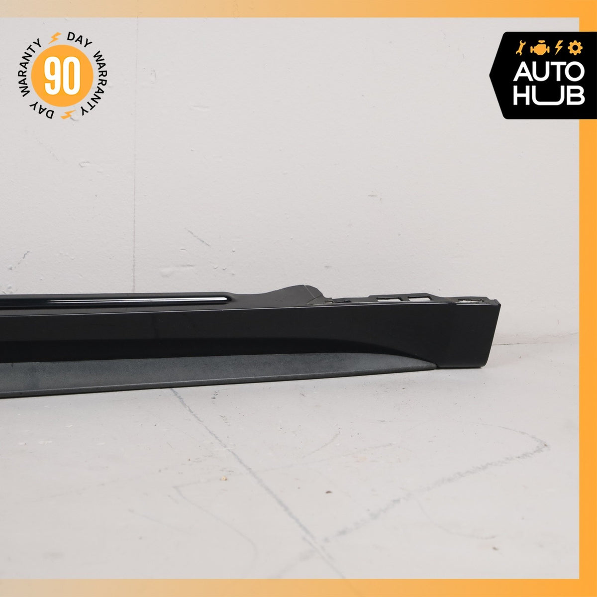 18-19 Audi B9 A5 S5 Right Side Skirt Rocker Panel Black OEM - photo 4
