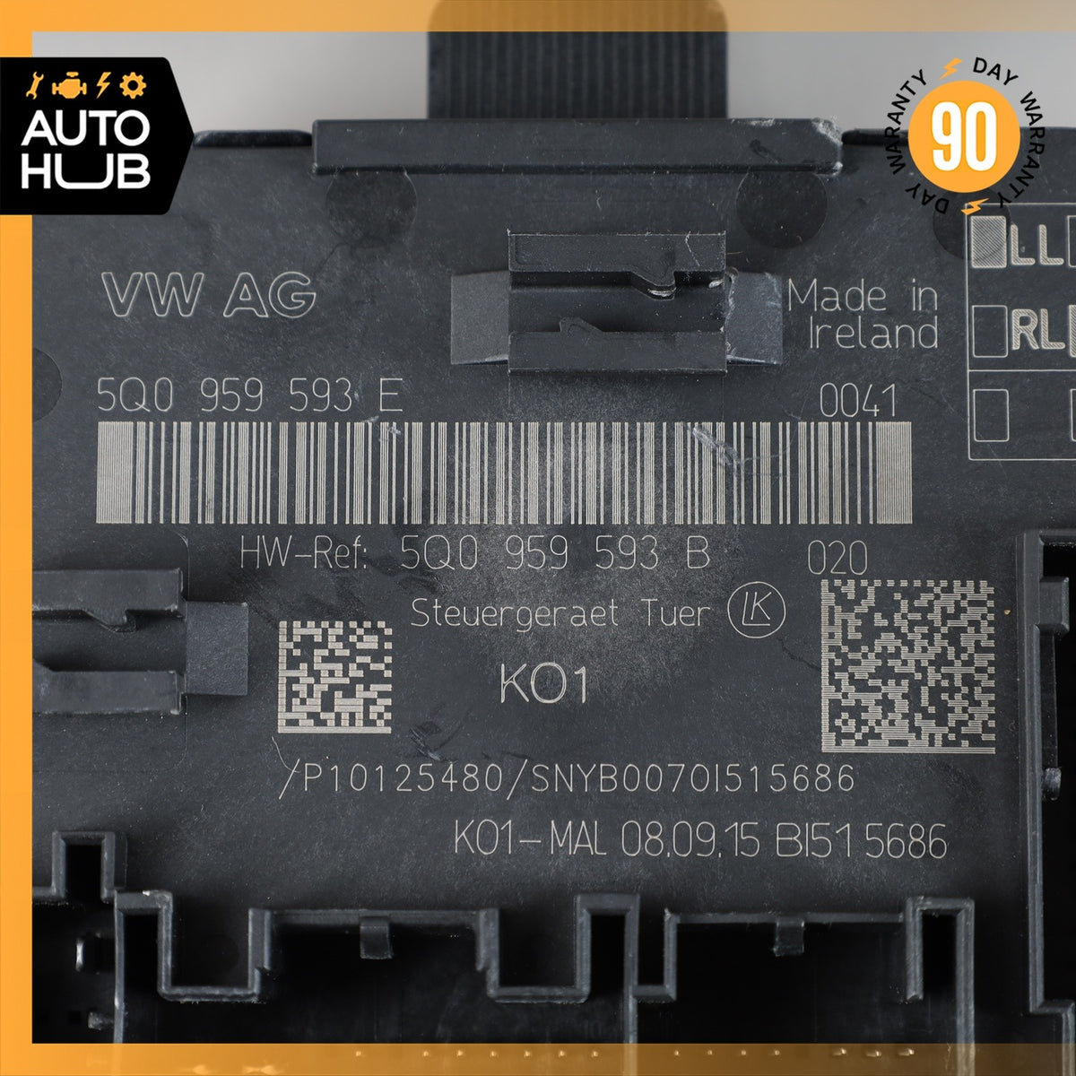 16-18 Audi 8V A3 E-Tron Front Left Side Door Control Module OEM 78k - photo 8