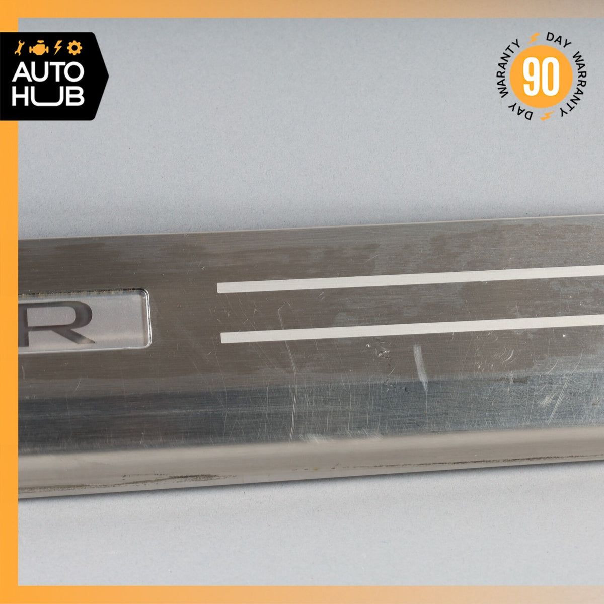 14-24 Jaguar X152 F-Type Left Driver Side Illuminated Door Step Sill Panel OEM - photo 5