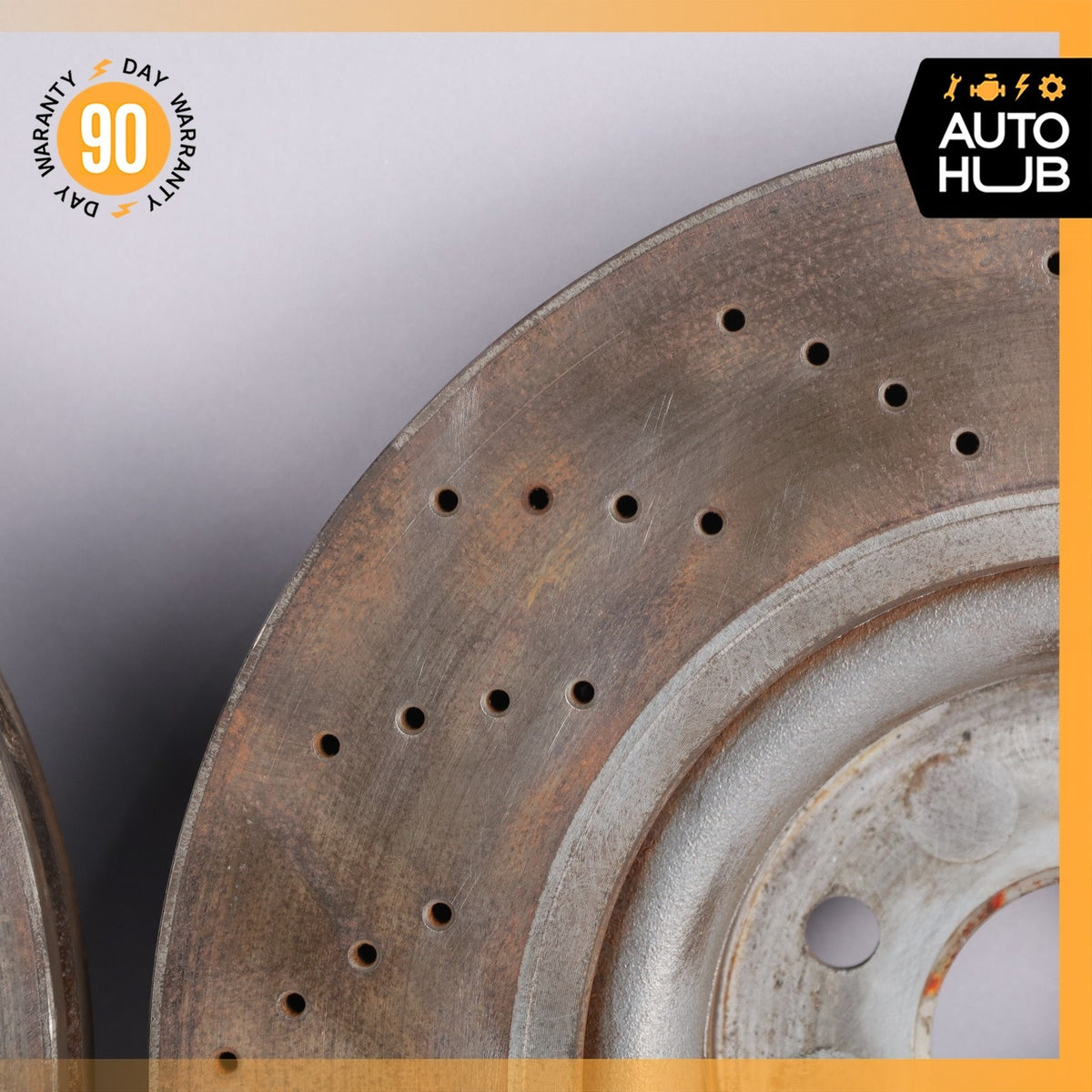 Mercedes R230 SL55 SL65 AMG SL600 CL550 Front Brake Rotors 2304210712 OEM 76k - photo 18